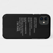 Passief-Agressieve Stem Funny Sarcastic Quote Case-Mate iPhone Case (Achterkant (horizontaal))