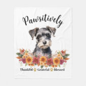 Passief dankbaar dankbare gezegende Schattigee hon Fleece Deken (Voorkant)