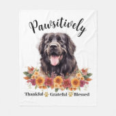 Passief dankbaar dankbare gezegende Schattigee hon Fleece Deken (Voorkant)