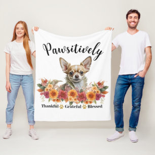 Passief dankbaar dankbare gezegende Schattigee hon Fleece Deken