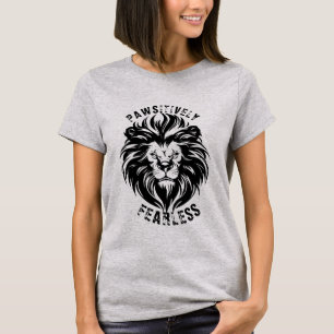 passief en onbevreesd t-shirt