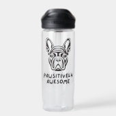 Passief Geweldige buldog Waterfles (Achterkant)