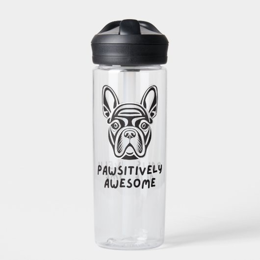 Passief Geweldige buldog Waterfles (Voorkant)