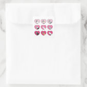 PASSIEF HART VIERKANTE STICKER (Tas)