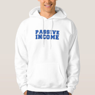 Passief inkomen typografie hoodie