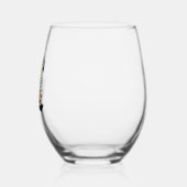 Passief nieuws Hond lezen krant T-shirt Wijnglas Zonder Voet (Links)