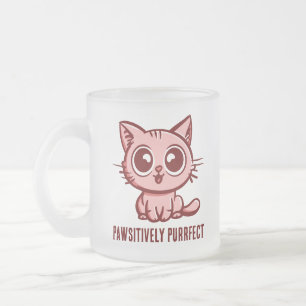 Passief perfect, mooi mangakitten matglas koffiemok