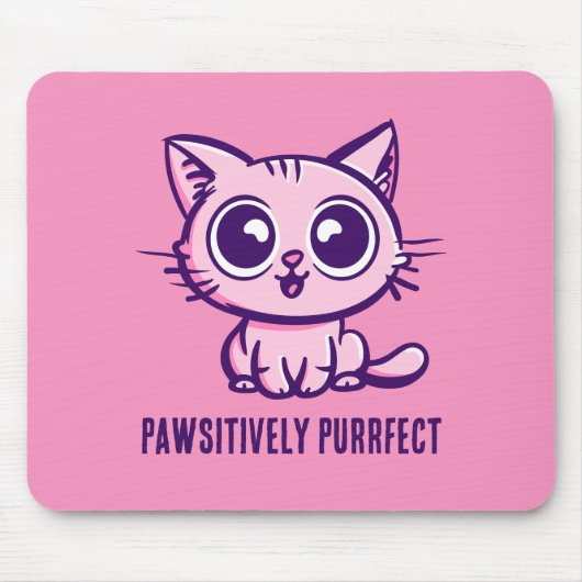 Passief perfect, mooi mangakitten muismat (Voorkant)