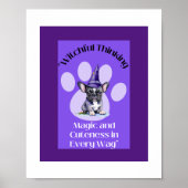 "Passief Schattig Halloween Poster" Poster (Voorkant)