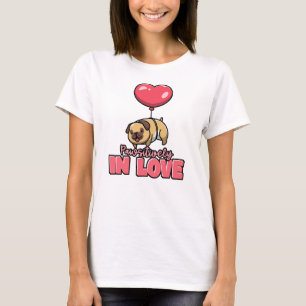 'Passief verliefd', hondendag T-shirt