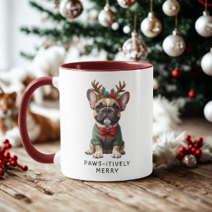 Passief vrolijke Franse Bulldog Frenchie Koffie Mok