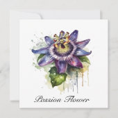 Passievolle Paarse Passiebloem (Voorkant)