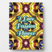 Passiflora caerulea-patroon fotoplaat (voorkant)