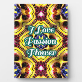 Passiflora caerulea-patroon fotoplaat