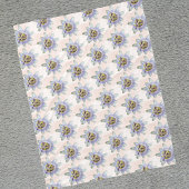 Passiflora fleece deken