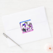 Passiflora Porcelain Floral Pattern Sticker (Envelop)