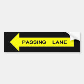 PASSING LANE BUMPERSTICKER (Voorkant)
