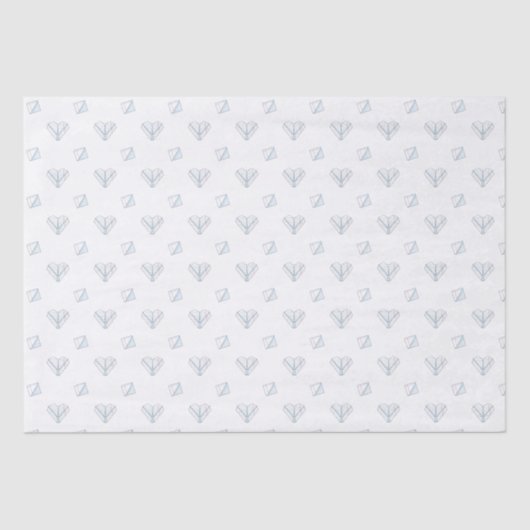 Passing Notes Old School Valentijn’s Day Tissuepapier (Voorkant)