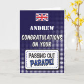 Passing Out Parade, Britse marine plezier gefelici Kaart (Gele Bloem)