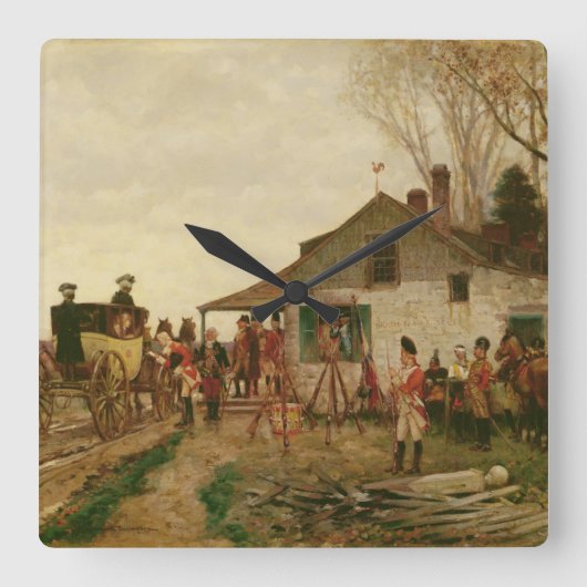 Passing the Outpost Vierkante Klok (Voorkant)