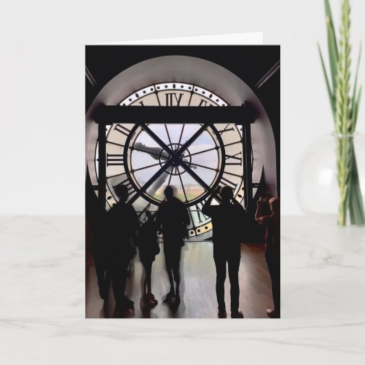 Passing the time at the Musée d'Orsay Kaart (Voorkant)