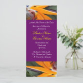 Passion au Paradis Mariage tropical Invitations (Debout devant)