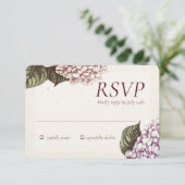 PASSION | Carte de réponse RSVP de mariage (Debout devant)