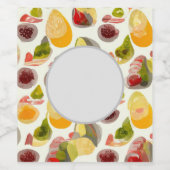 Passion de grenade : Étiquette de nourriture/boiss (Étiquettes simples)