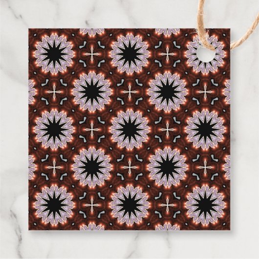 Passion Fire Modern Chalkboard Zeg Bedankt Bedankjes Labels (Achterkant)