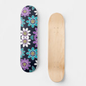 Passion Fleur Floral Design Skateboard (Recto)
