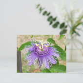Passion Flower Briefkaart (Staand voorkant)