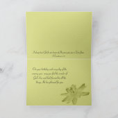Passion Flower Carte d'anniversaire (Intérieur)