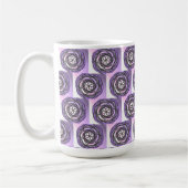 Passion Flower Paars Pattern Koffiemok (Links)