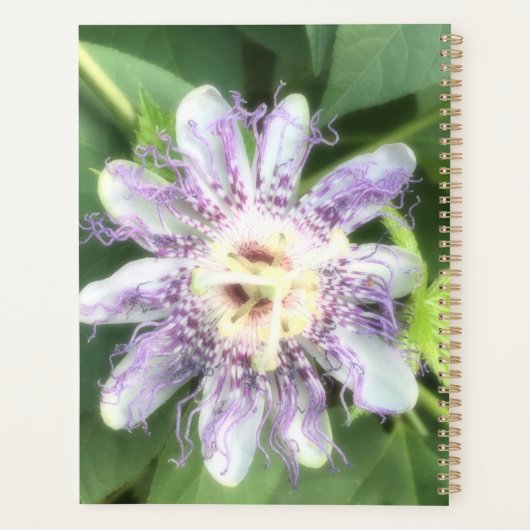 Passion Flower Planner (Achterkant)