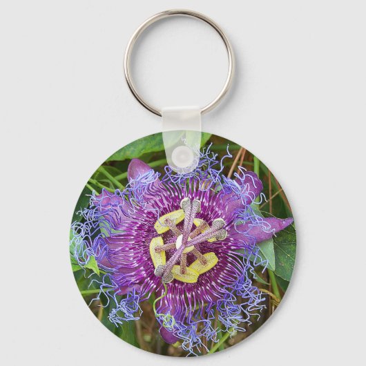 Passion Flower Sleutelhanger (Voorkant)