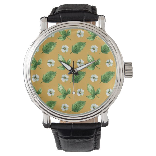 Passion Flower Vine Horloge (Voorkant)