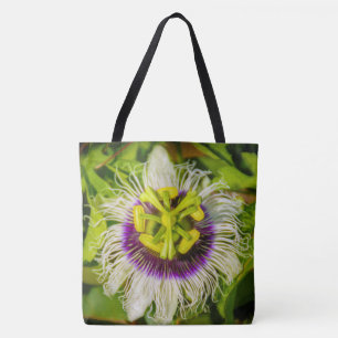 Passion Fruit Flower, Kauai Hawaiian Beach Bag Draagtas