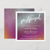 Passion Fruit Ombre Carte Mariage reportée (Devant / Derrière)