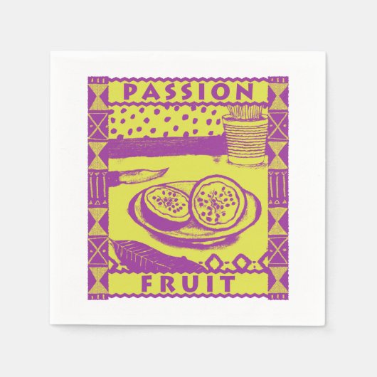 Passion Fruit Servet (Voorkant)
