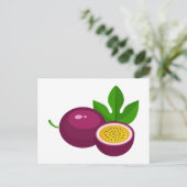 Passion fruit slices briefkaart (Staand voorkant)