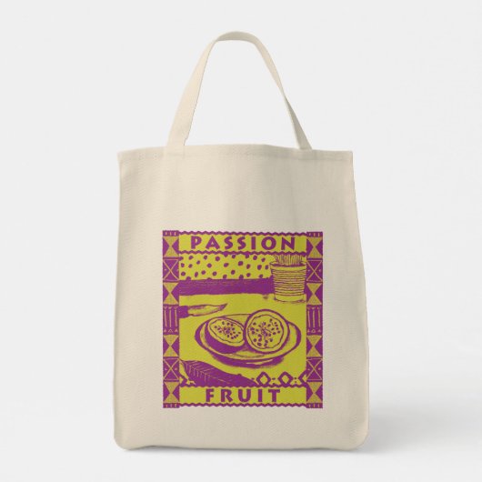 Passion Fruit Tote Bag (Achterkant)