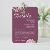 PASSION | Invitation de mariage détaillée (Debout devant)