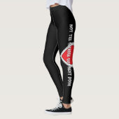 Passion Pinups "Not mean" zwarte Leggings (Links)