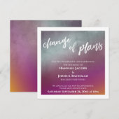 Passion Plan Fruit Changer Carte Mariage reportée (Devant / Derrière)