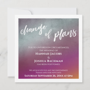 Passion Plan Fruit Changer Carte Mariage reportée