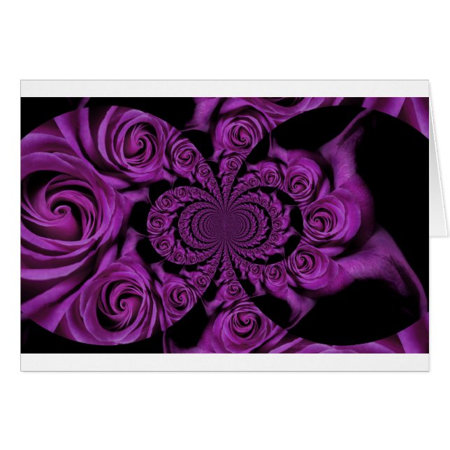 Passion Pourpre : Roses de Romance Royale (Devant horizontal)