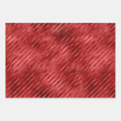 Passion Red Faux Satin Wedding Inpakpapier Vel (Voorkant 3)