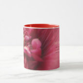 Passion Red Flower Mok (Midden)