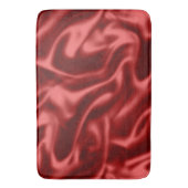 Passion Red Romantische Faux Satin Badmat (Voorkant Verticaal)