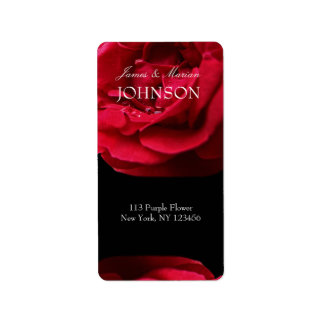 Passion Red Rose Etiket